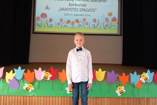 Vaikų meninio skaitymo konkursas „Vaikystės spalvos“ 