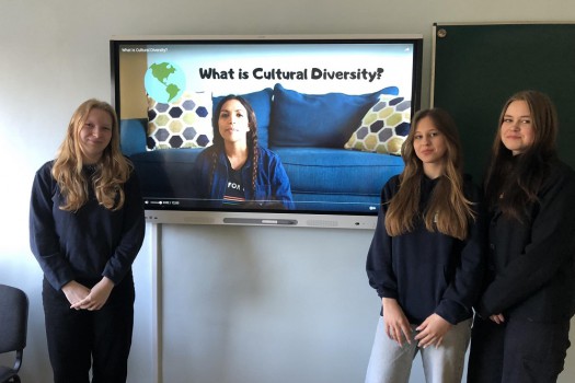 MEPA projekto pamoka „Kultūrų įvairovė“ I g klasėje 