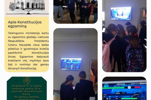 Paminėjome Konstitucijos dieną