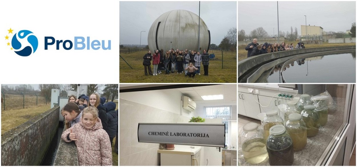 Vandens raštingumą ugdančios pamokos gimnazijoje #ProBleu