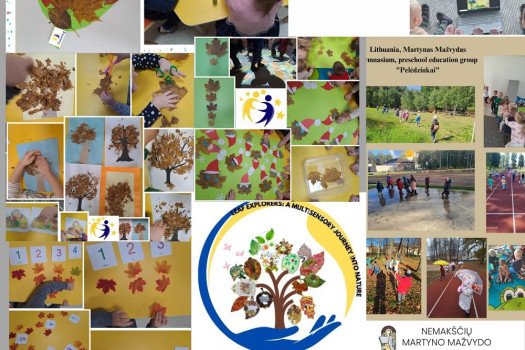 eTwinning projektas “Lapų tyrinėtojai: multisensorinė kelionė į gamtą“