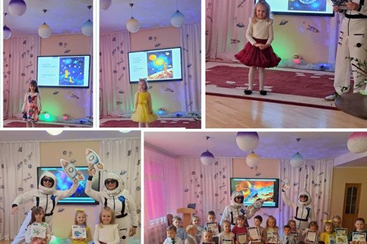 Mažųjų skaitovų kelionė po kosmosą – su knyga rankoje!