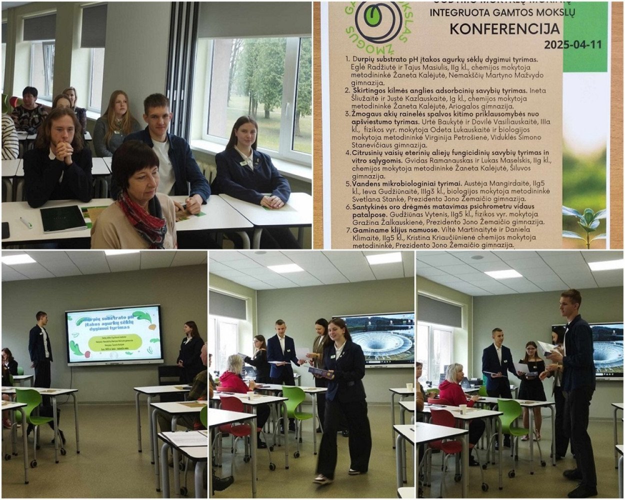 Integruota gamtos mokslų konferencija „Gamta. Mokslas. Žmogus“