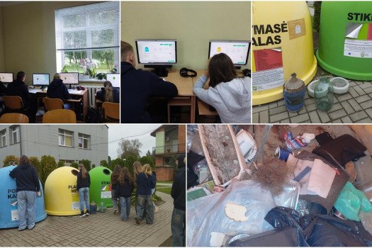 Teisingo buitinių atliekų rūšiavimo pamokos