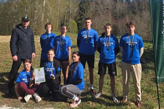 Prizinė vieta rajoninėse varžybose