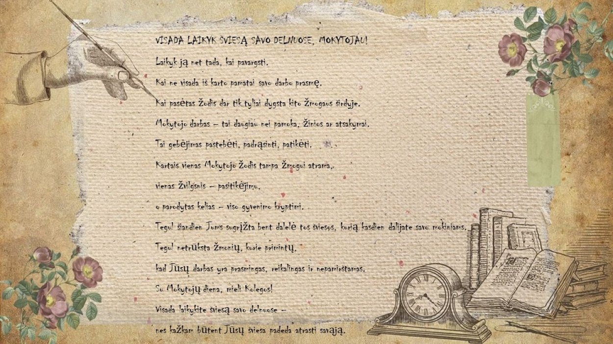 Mieli mokytojai, dir...