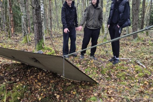 I gimnazijos klasės mokiniai baigė Pilietiškumo ir gynybos įgūdžių kursą