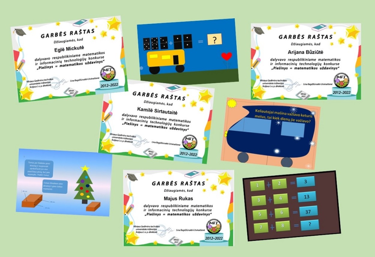 Konkursas „Piešinys – matematikos uždavinys“