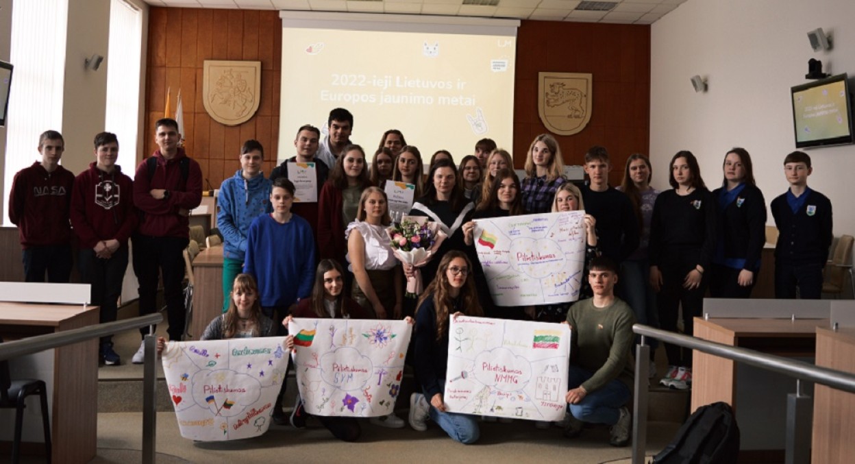 Susitikimas su Raseinių rajono Lietuvos jaunimo metų ambasadoriais
