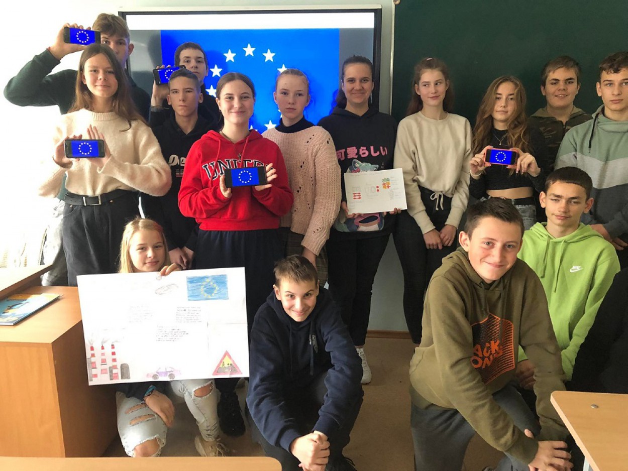 MEPA projekto pamoka „Ką reiškia būti ES piliečiu?“ aštuntoje klasėje 2022.10.28