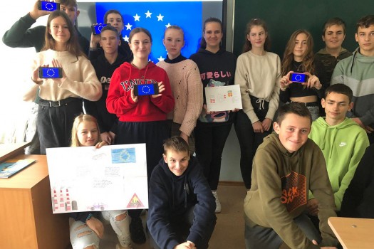 MEPA projekto pamoka „Ką reiškia būti ES piliečiu?“ aštuntoje klasėje 2022.10.28