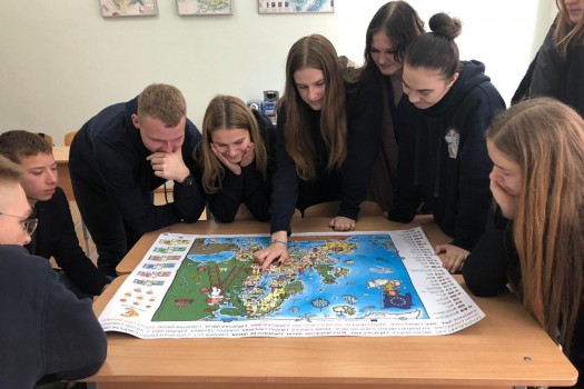 MEPA pamoka „Keliaukime po Europą“